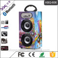 Altavoz de diseño clásico KBQ-606 10W con luz LED / USB / TF / FM